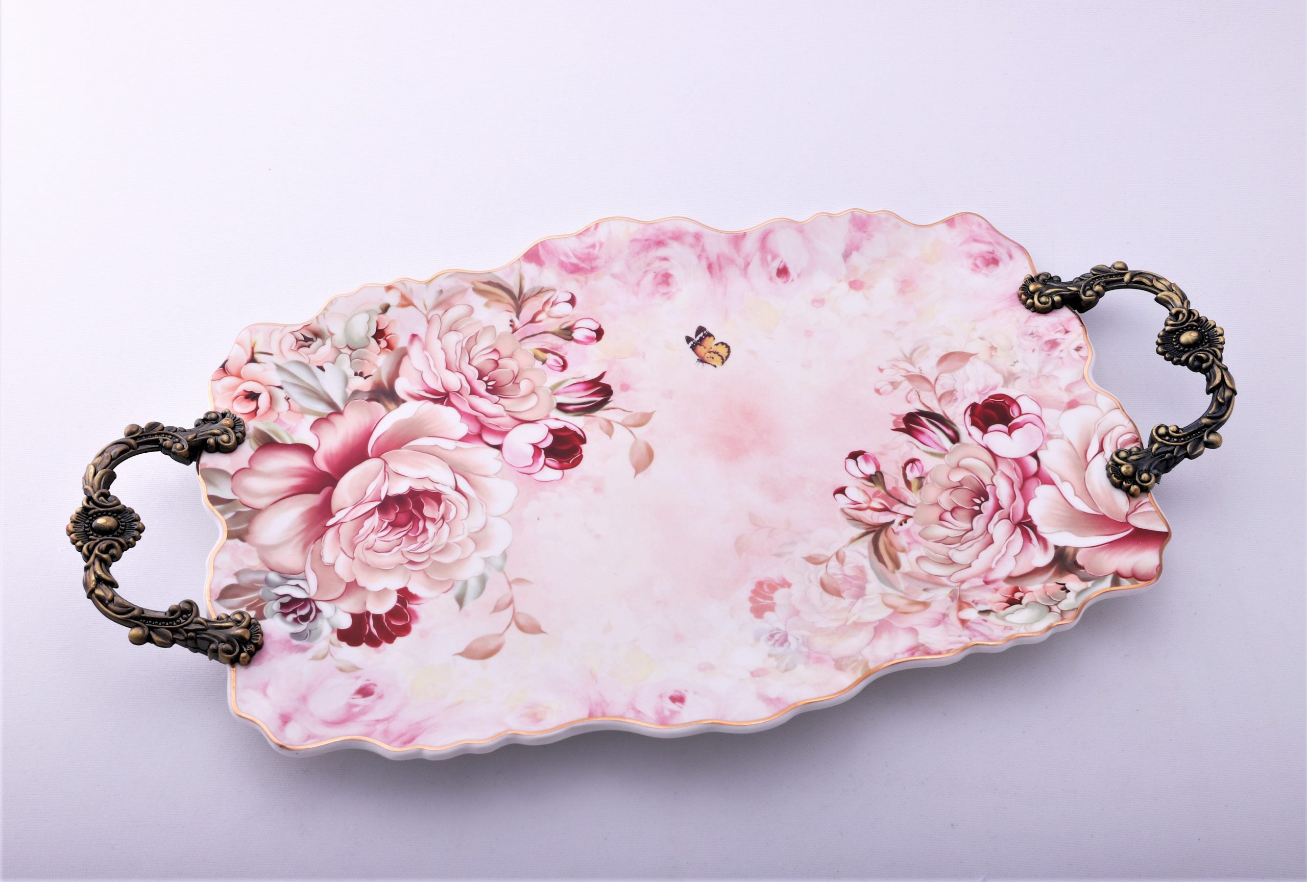 Tava de ceramica cu manere,